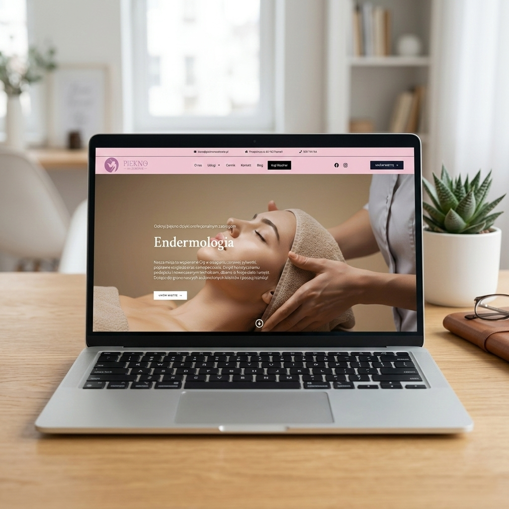 Strona dla salonu kosmetycznego